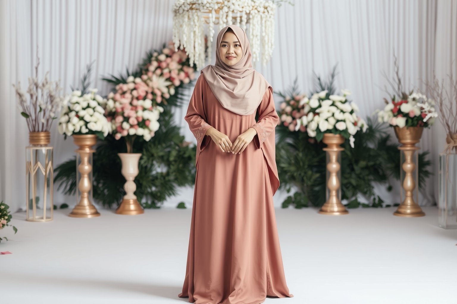 Tampil Memukau di Kondangan: Pilihan Gamis Elegan dan Syar'i yang Menginspirasi