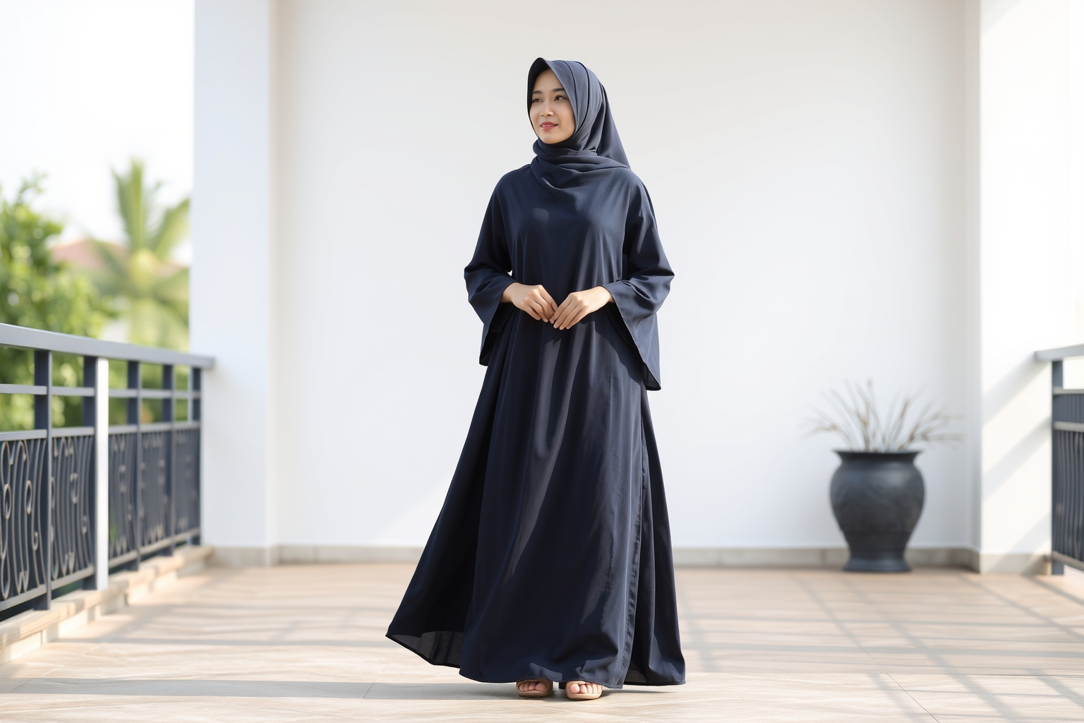 Tampil Anggun dan Nyaman: Panduan Memilih Gamis untuk Acara Formal Malam di Luar Ruangan