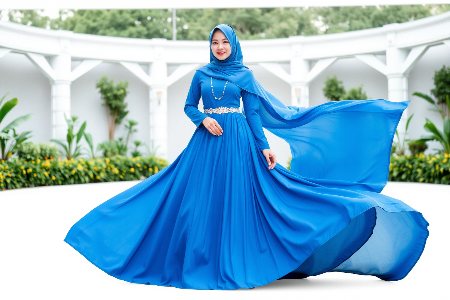Pesona Anggun Gamis untuk Gala Dinner Outdoor: Tampil Elegan Penuh Percaya Diri
