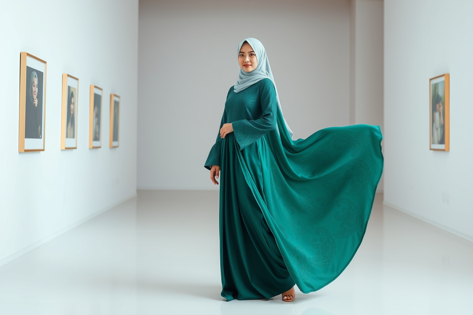 Inovasi Gaya: Pesona Gamis Beraksen Laser Cut yang Modern dan Artistik