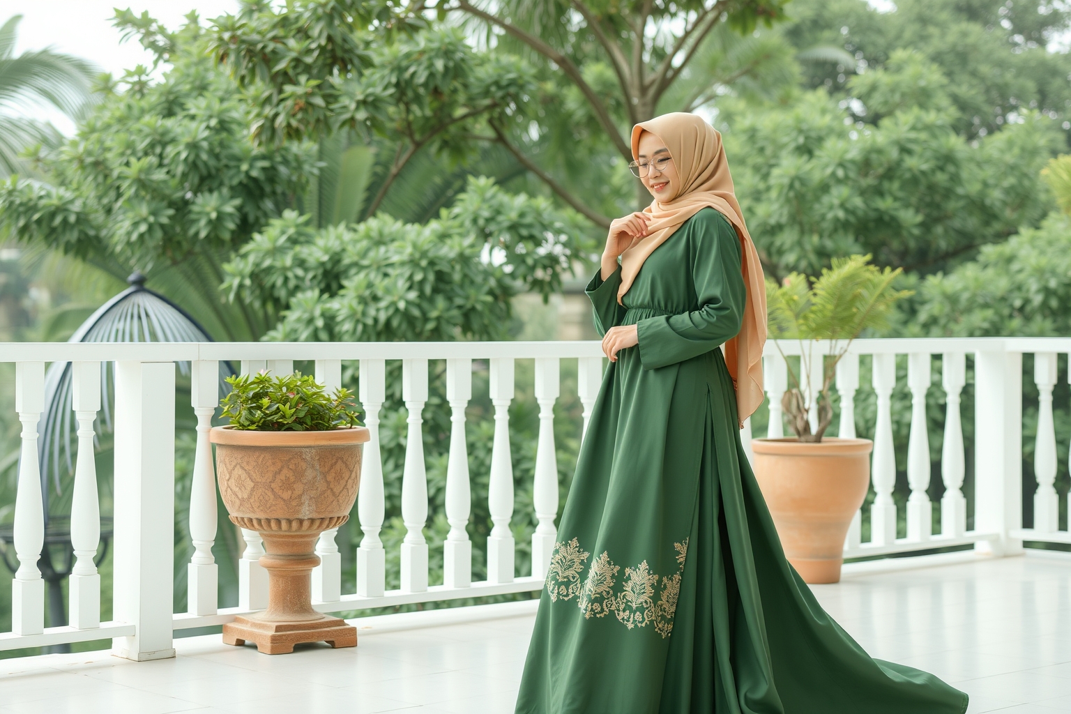 Menawan dengan Sentuhan Pita: Gamis Manis dan Kekinian untuk Muslimah Modern