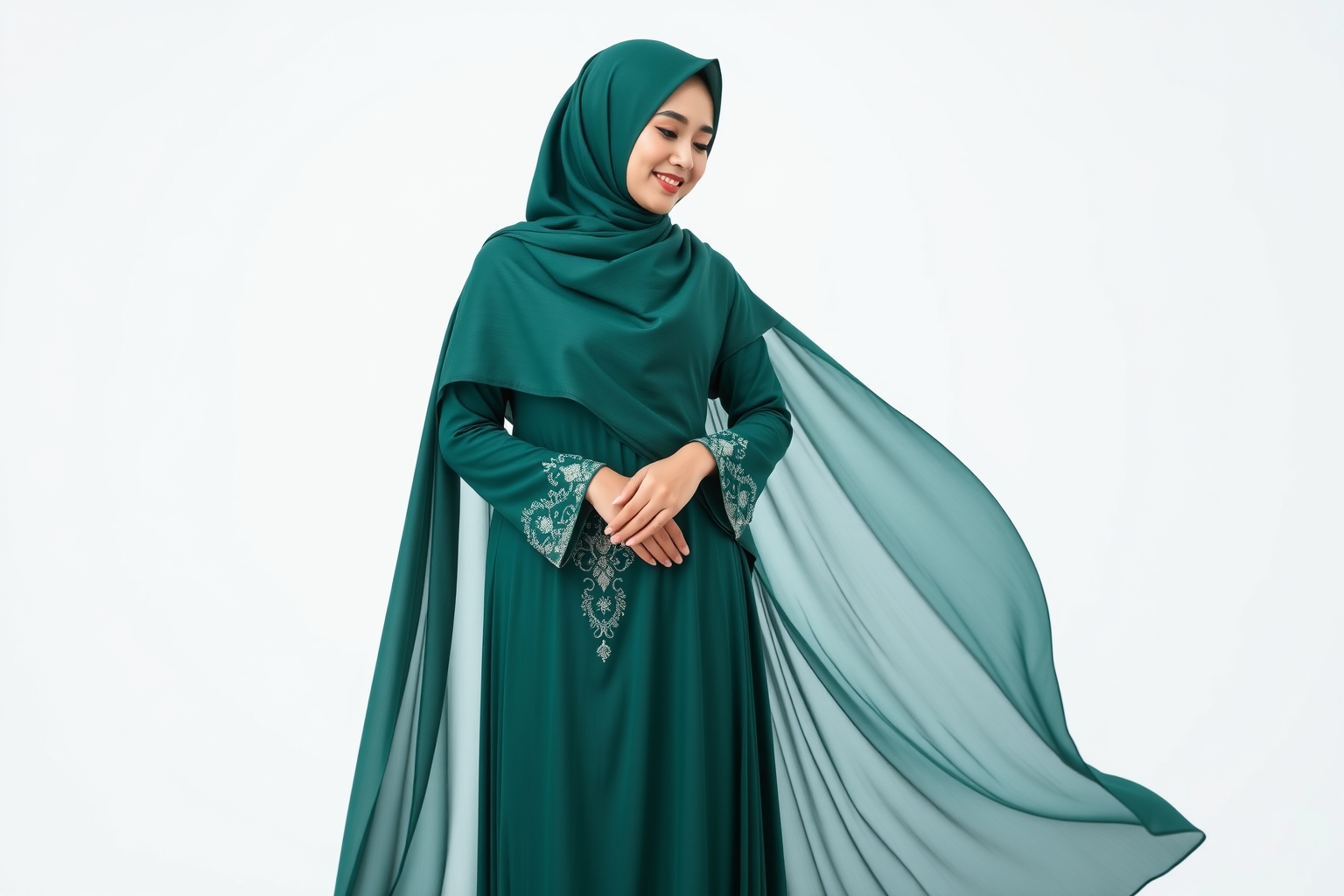 Tampil Anggun dengan Gamis: Panduan Memilih untuk Wanita Berleher Persegi