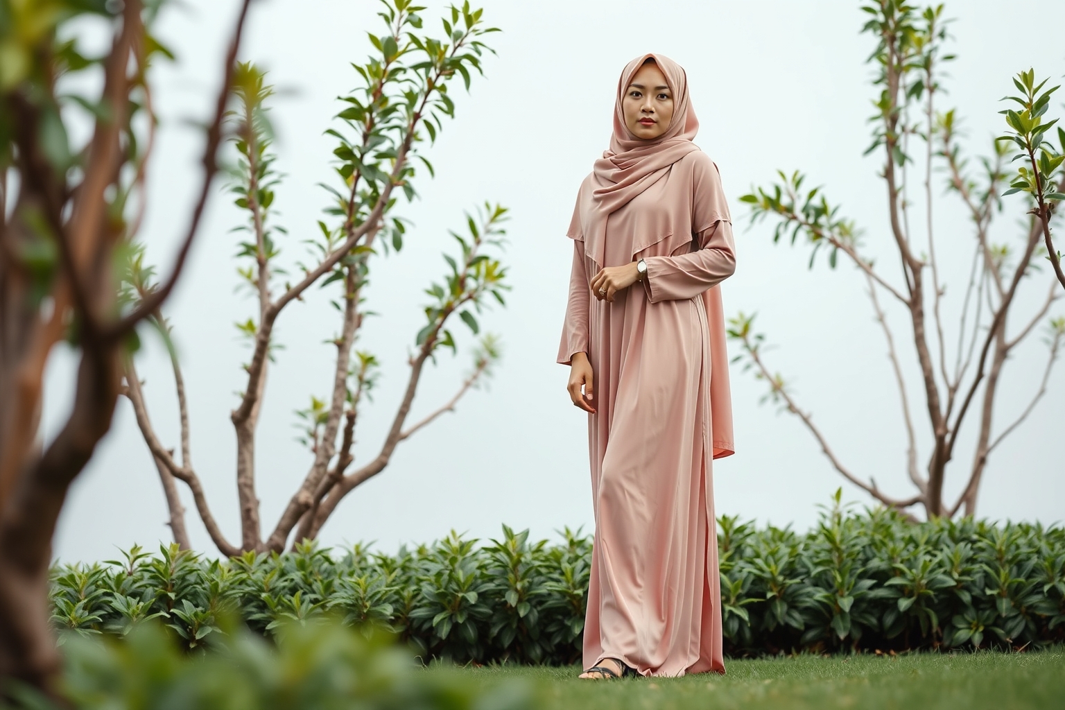 Pilihan Gamis Modis dan Nyaman untuk Petualangan Santai di Kebun Binatang