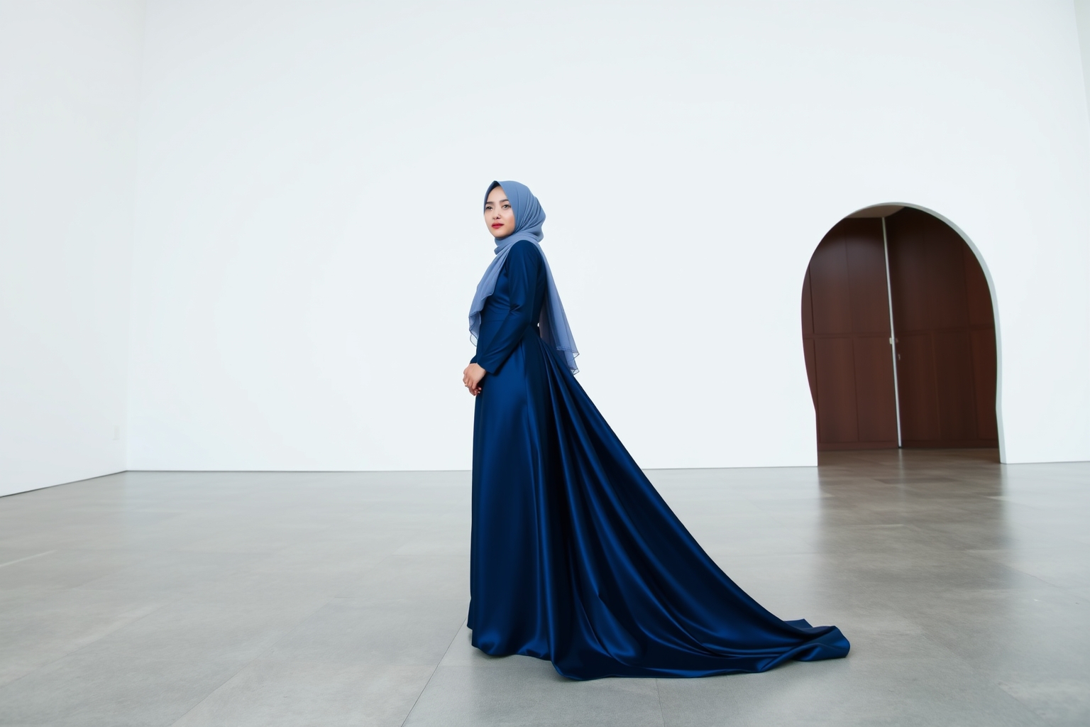 Kilau Kemewahan: Menjelajahi Pesona Gamis Taffeta yang Kaku dan Elegan