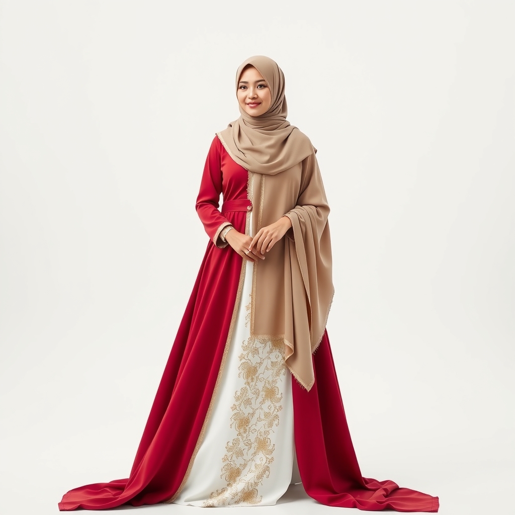 Panduan Memilih Gamis untuk Wanita Berbentuk Tubuh Jam Pasir (Hourglass Shape)