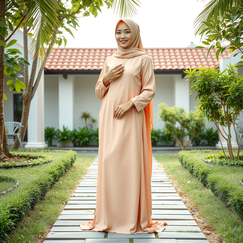 Panduan Memilih Gamis untuk Wanita dengan Dada Kecil agar Tampil Percaya Diri dan Anggun