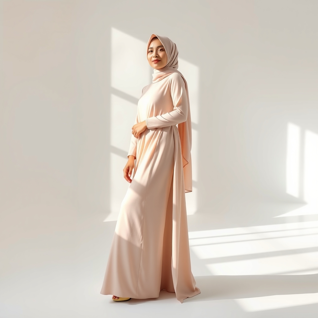 Tips Memilih Gamis untuk Wanita Bertubuh Mungil agar Terlihat Jenjang dan Elegan