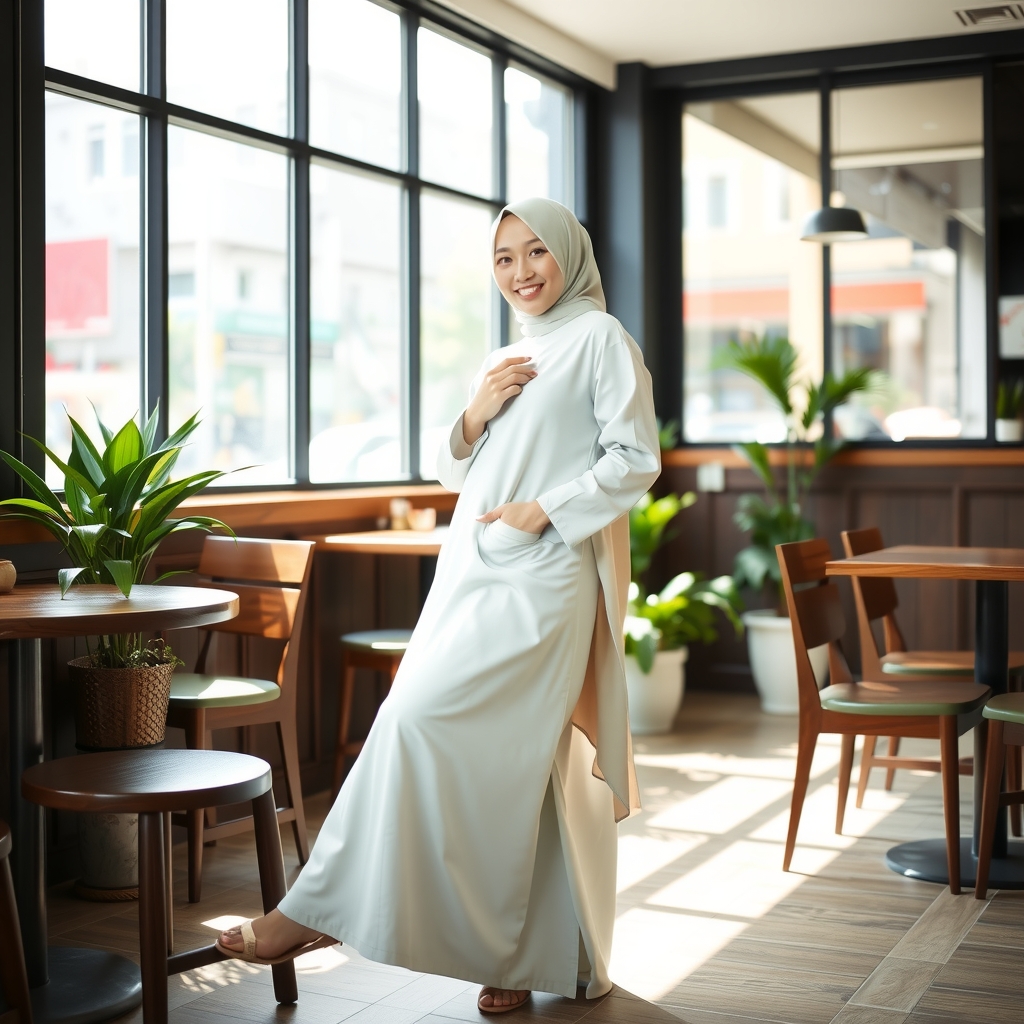 Gamis Berbahan Ponte: Tebal dan Nyaman untuk Aktivitas Sehari-hari