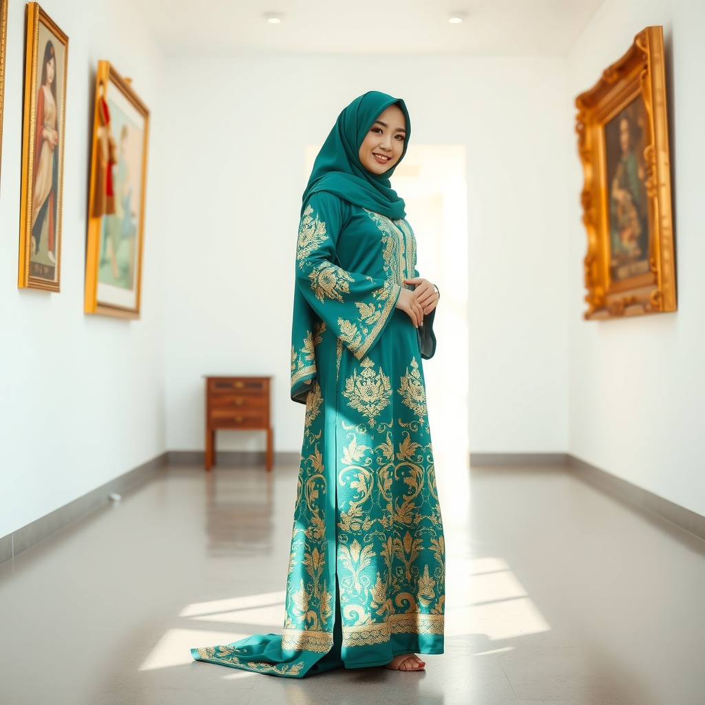 Gamis Berbahan Jacquard: Pilihan Elegan dan Bermotif untuk Tampil Berkelas