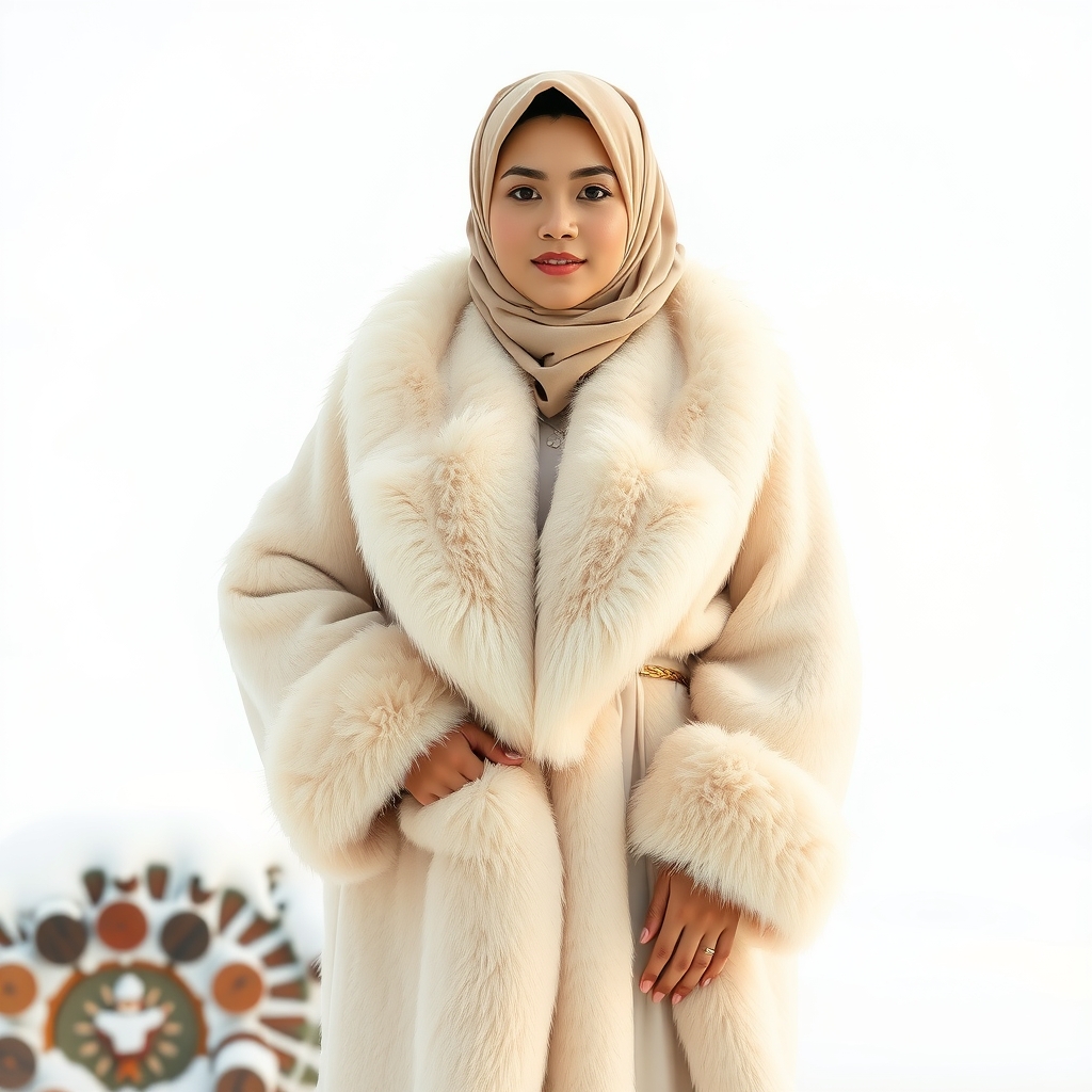 Gamis Berbahan Faux Fur: Pilihan Mewah dan Hangat untuk Gaya Syar'i yang Elegan