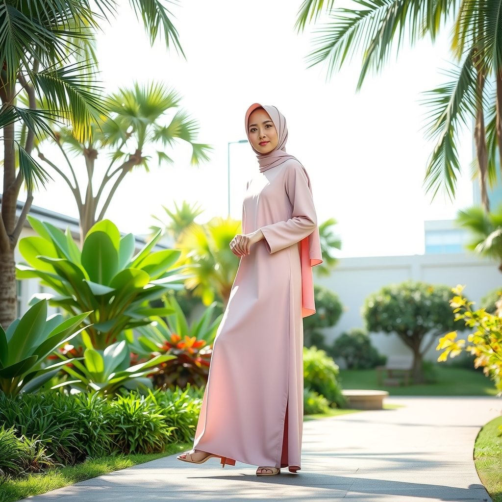 Tren Gamis Berbahan Sabrina yang Makin Populer di Kalangan Muslimah Modern