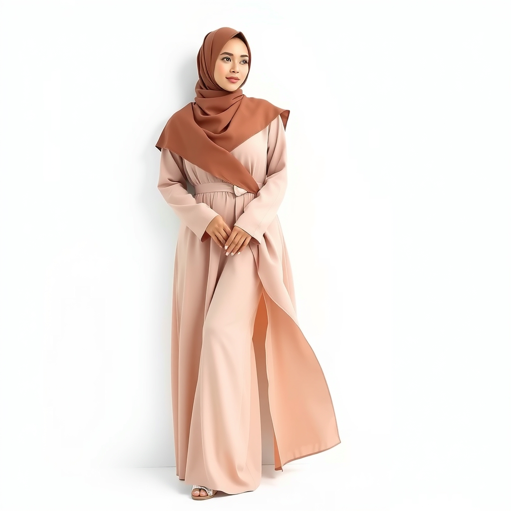 Panduan Memilih Gamis untuk Wanita dengan Perut Buncit agar Tampil Ramping dan Percaya Diri